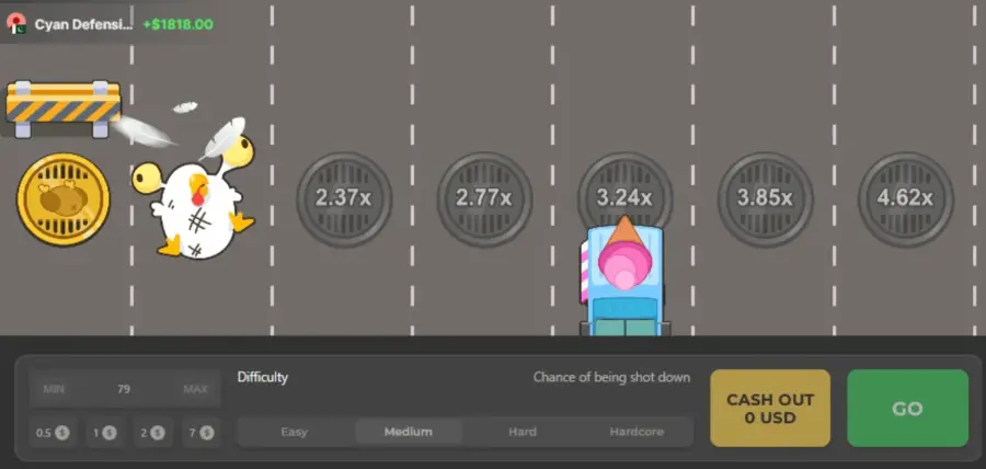 Application chicken road